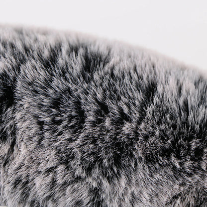 Soft plush winter car steering wheel cover by Belro, designed for comfort and warmth in cold weather.