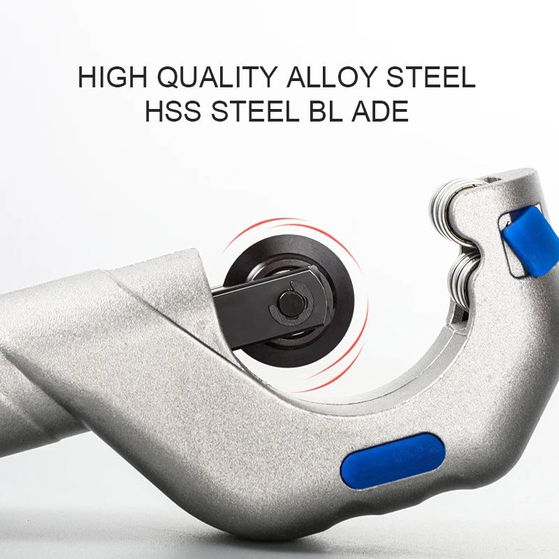 Heavy-duty pipe cutter from Belro with ergonomic handle and sharp blade, designed for precise pipe cutting in tools and hardware applications.
