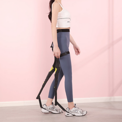 Belro portable wearable exoskeleton outdoor sports folding chair with adjustable frame and cushioned seat for outdoor activities.