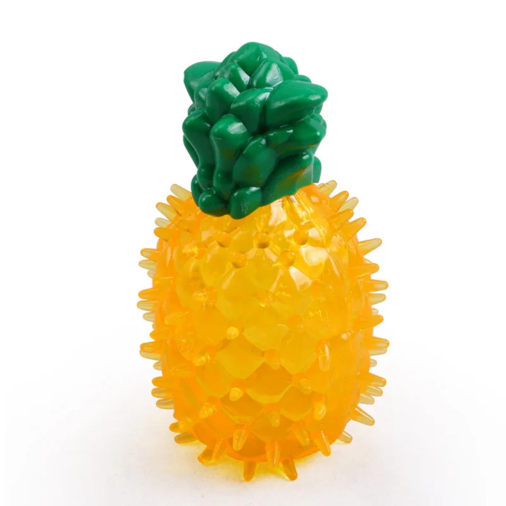 Belro cooling freezable summer dog teething chew toy with textured surface for dog play and soothing gums.