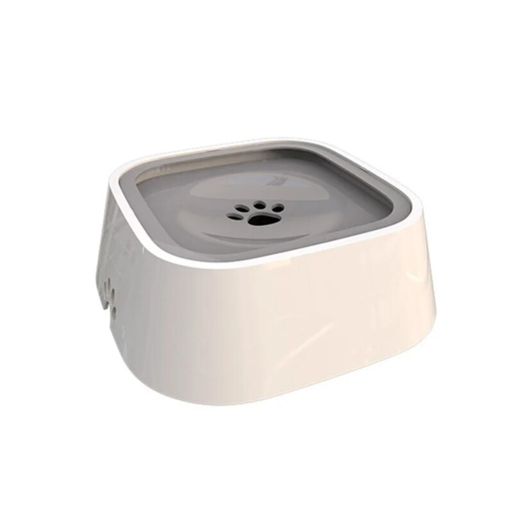 Large capacity Belro anti-overflow dog water bowl with spill-proof design, suitable for easy pet hydration and feeding.