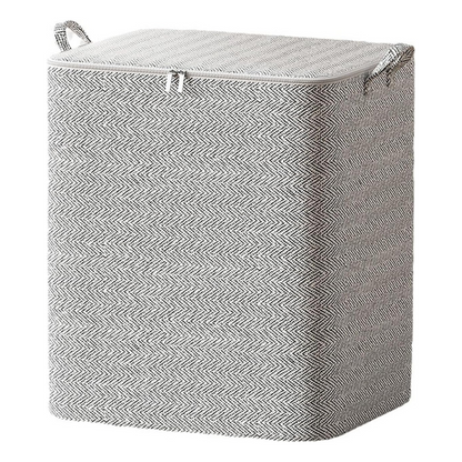 Large Belro XL clothes storage container with handles, sturdy plastic box for organizing clothing and household items.