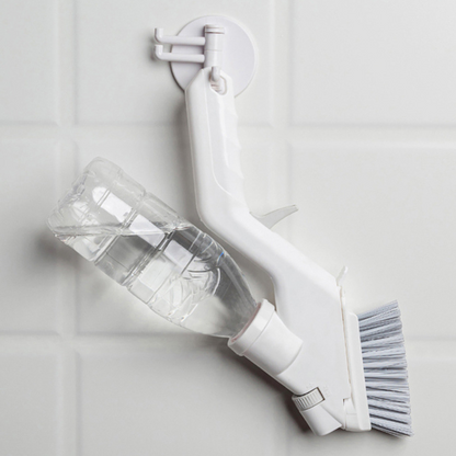 Belro 4-in-1 bathroom floor and wall cleaner tool for outdoor use, featuring adjustable handle and versatile cleaning head.