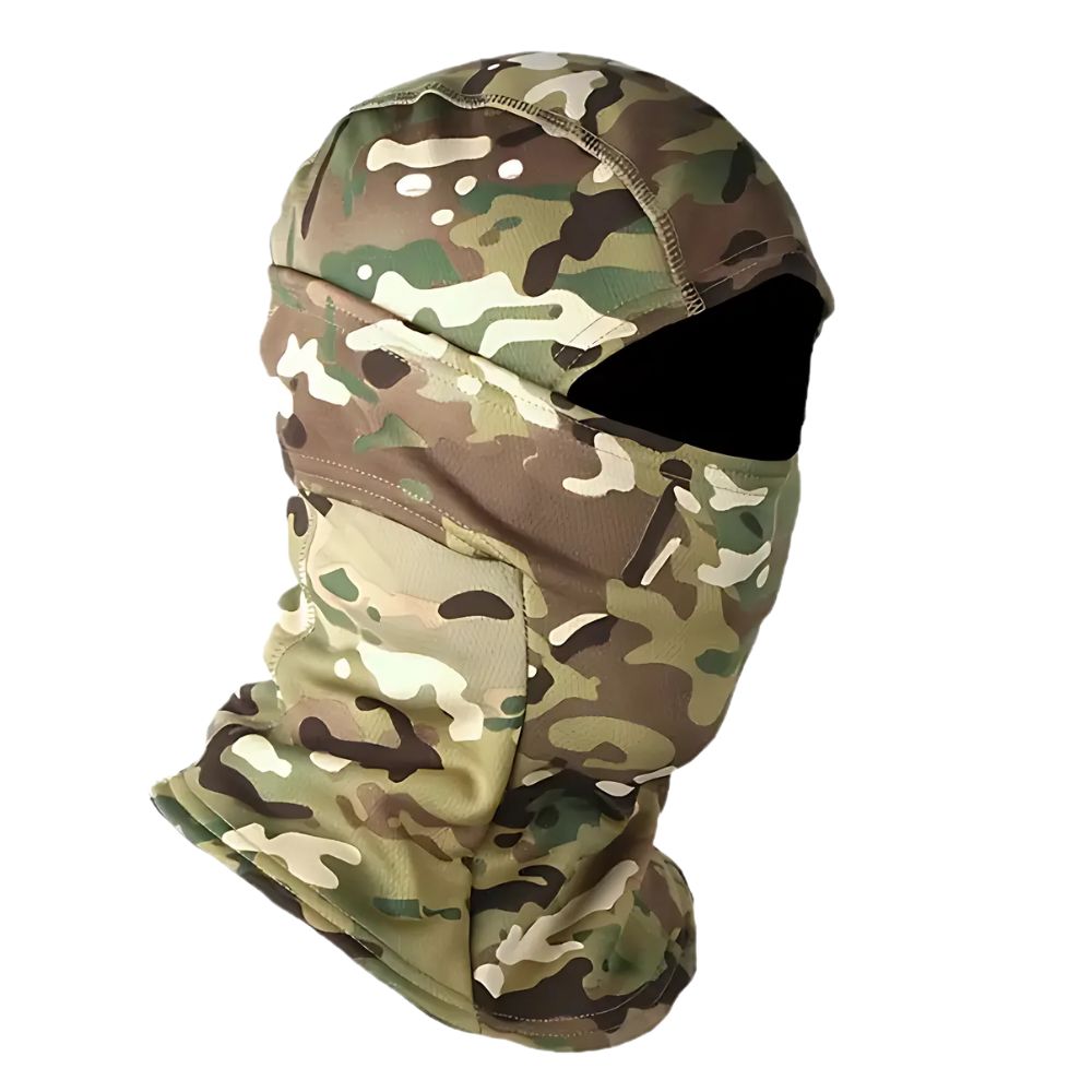 Belro camouflage fleece-lined full face balaclava mask, warm and cozy for outdoor winter activities.