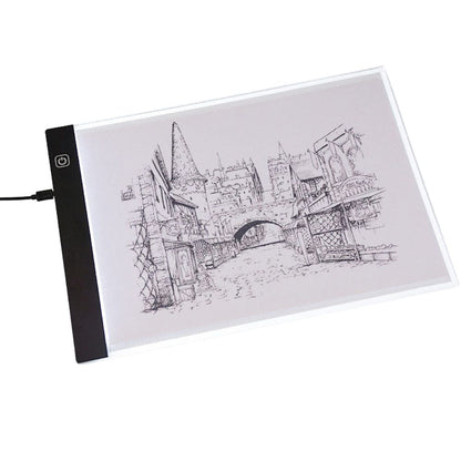 Men's Belro ultra-thin LED drawing tablet for tracing and sketching, showing a sleek, portable design with illuminated surface.