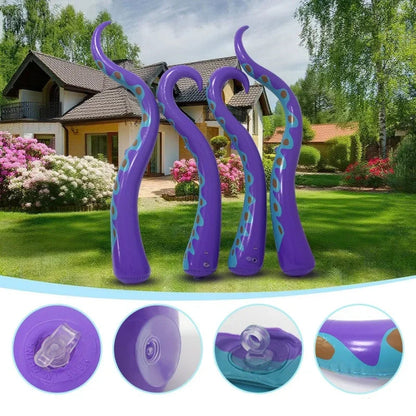 Giant inflatable octopus tentacles Halloween decoration by Belro, designed for spooky outdoor or indoor Halloween displays.