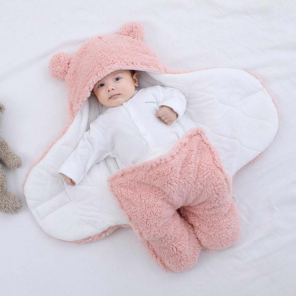 Soft Belro baby swaddle blanket in light fabric, ideal for cozy newborn swaddling and gentle comfort.