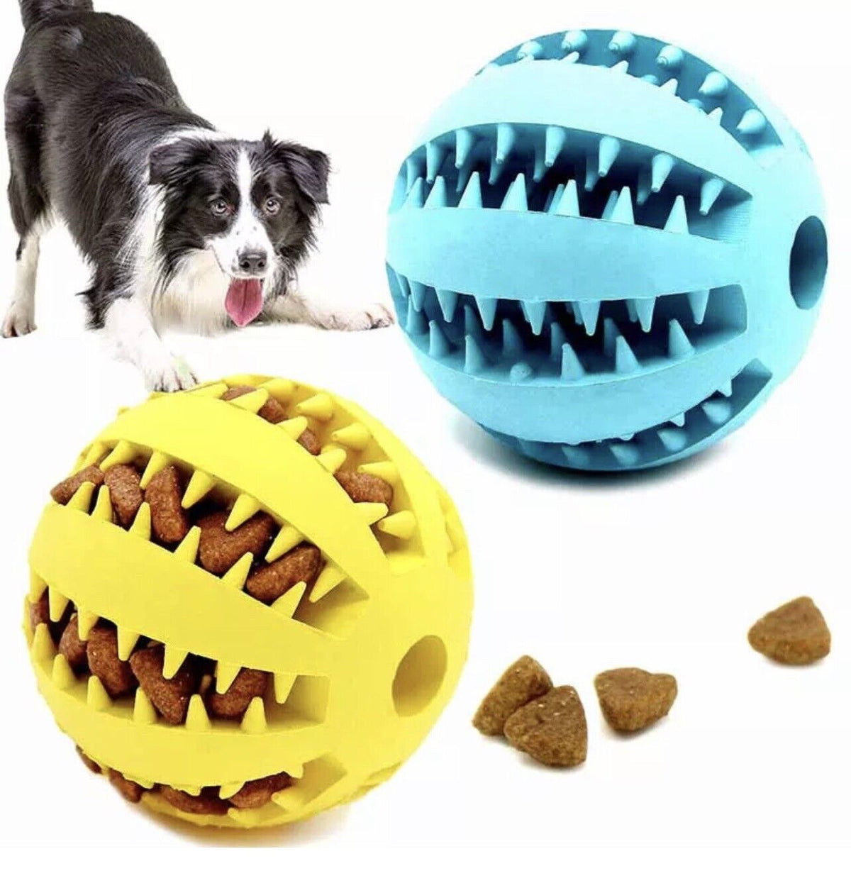 Belro interactive rubber bird toy ball with textured surface for pet bird entertainment and mental stimulation.