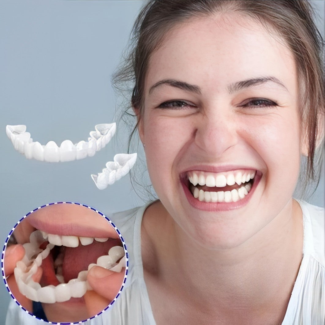 Belro Smile Veneer set with upper and lower veneers, ideal for oral care and teeth whitening in health and beauty category.