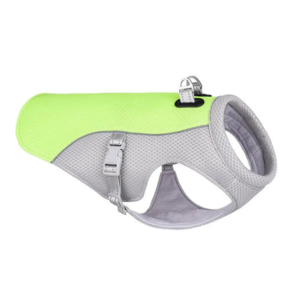 Belro dog cooling vest for outdoor activities, lightweight and breathable pet clothing designed to keep dogs cool in warm weather