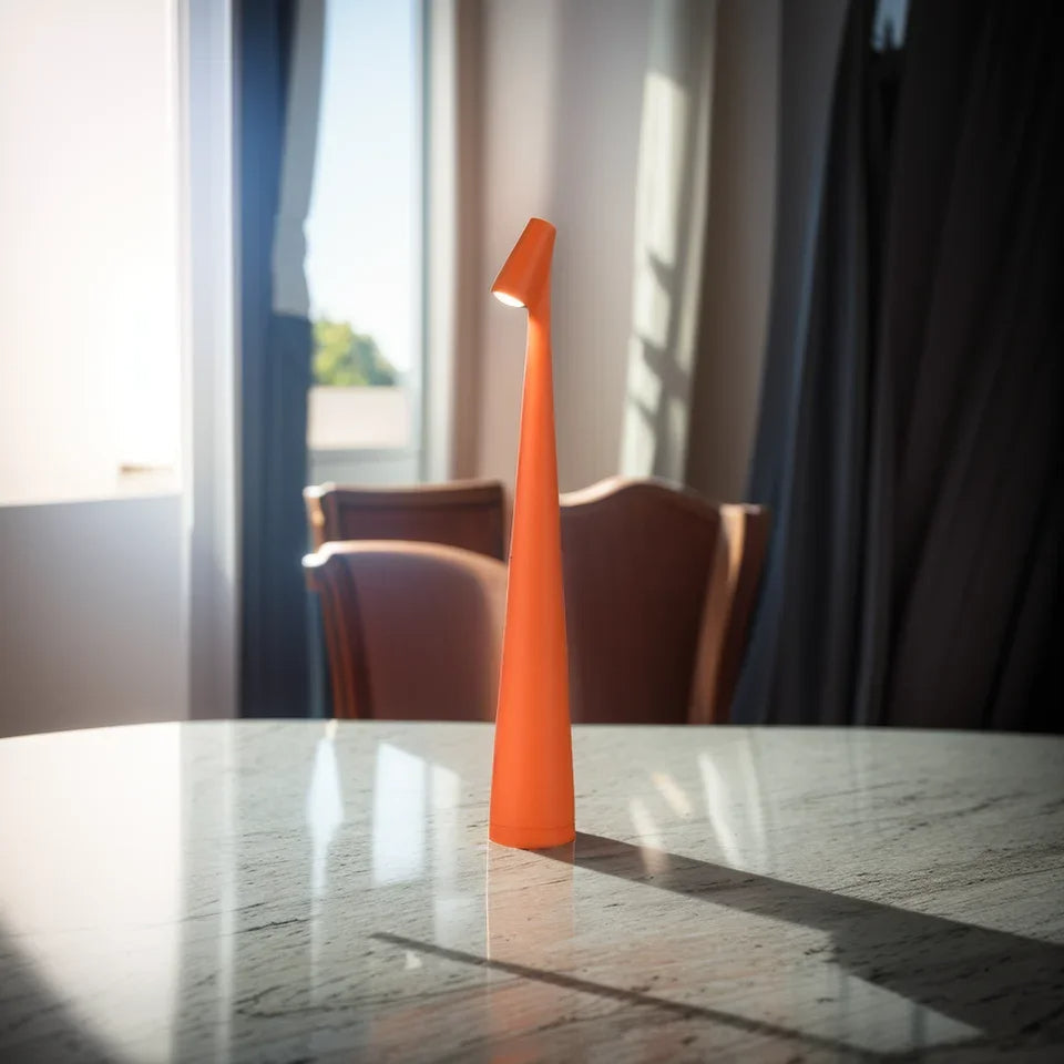 Belro touch control outdoor reading light with tri-color dimming, ideal for garden or patio illumination.