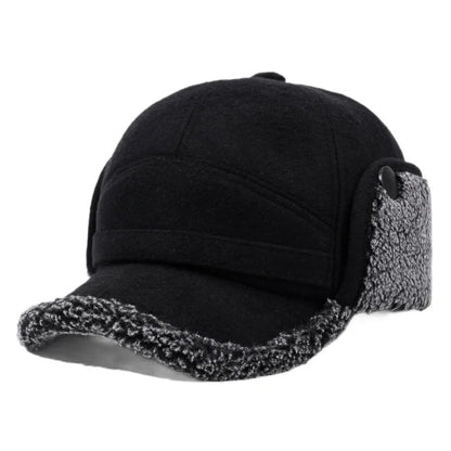 Belro winter baseball cap with fleece earflaps, warm and cozy accessory for cold weather outdoor wear