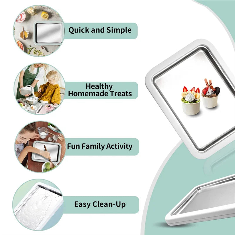 Belro non-electric cold tray for kitchen and dining, featuring a sleek design ideal for keeping food chilled without electricity.