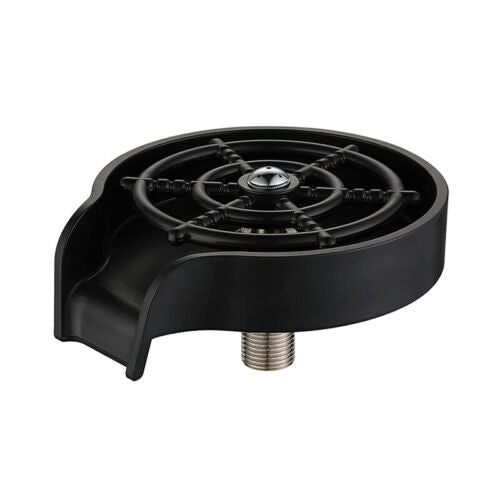 Belro high pressure kitchen sink cup rinser tool in a kitchen setting with faucet and sink, designed for rinsing cups easily.