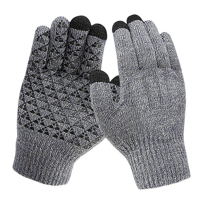 Belro USB touchscreen heated gloves for winter, showing black gloves with touchscreen fingertips and heating controls