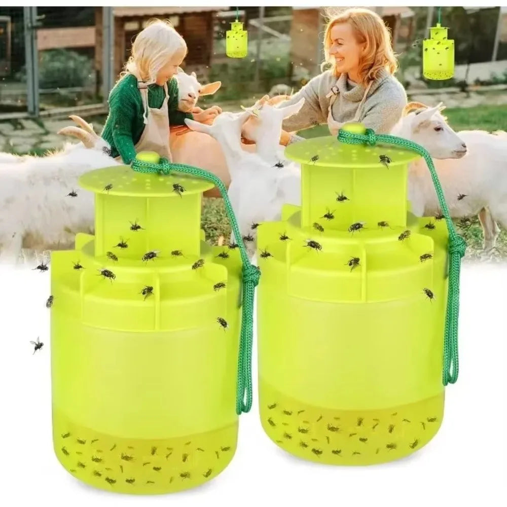 Belro heavy-duty reusable outdoor fly trap for pest control, designed for home and garden use to attract and trap flies.