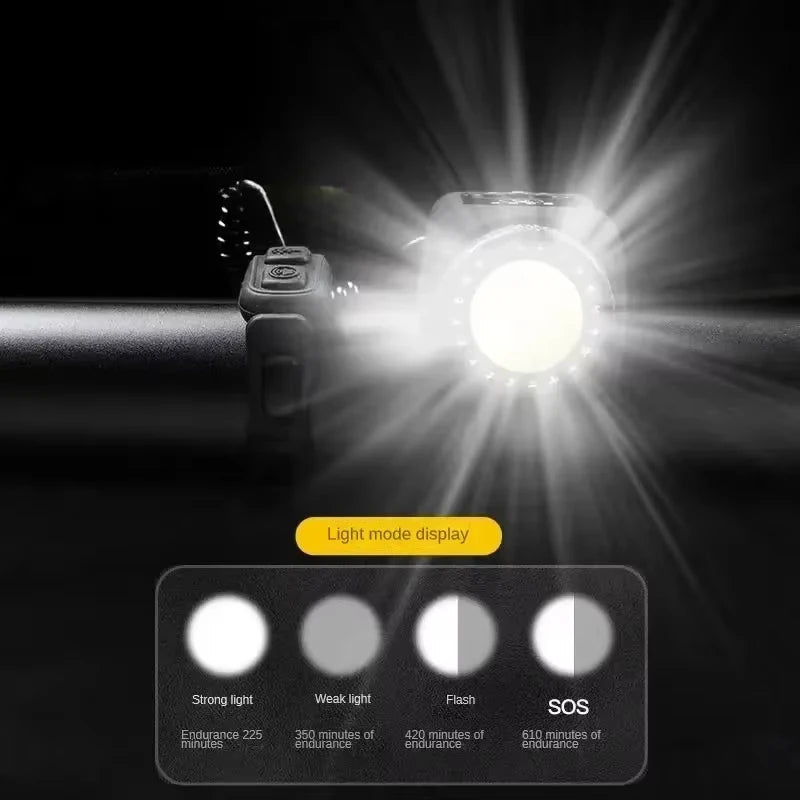 Belro electric bike horn and front light mounted on a bicycle for outdoor use, showcasing safety features for electric bike riders.