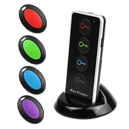 Belro anti-lost transmitter for keys and wallet with 4-in-1 LED wireless remote, compact GPS device for tracking valuables.