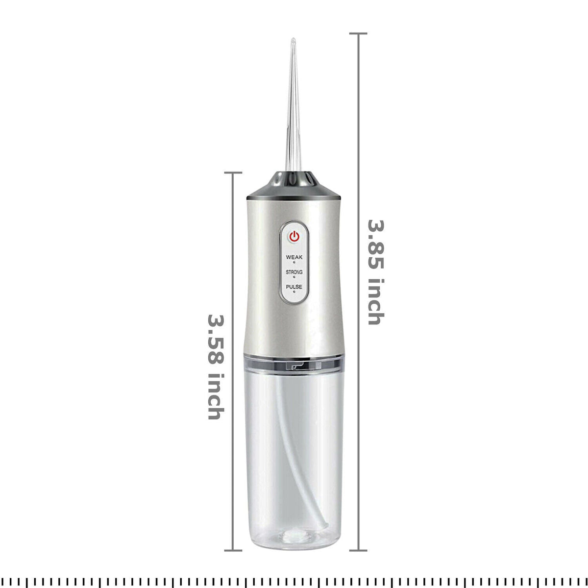 Belro portable dental water flosser with ergonomic handle and water reservoir for effective oral hygiene.