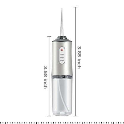 Belro portable dental water flosser with ergonomic handle and water reservoir for effective oral hygiene.