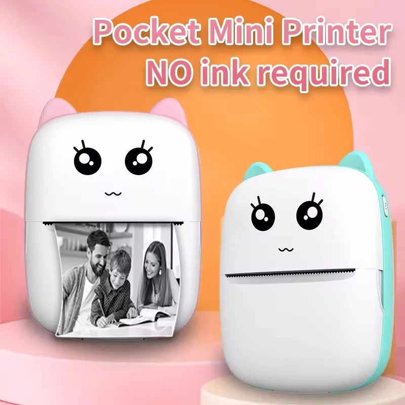 Belro mini wireless portable thermal label printer with compact design, ideal for on-the-go label printing in electronics.