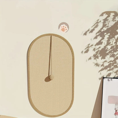 Belro sisal 3-in-1 wall-mounted cat scratch pad with scratching surface and cozy resting area for cats.