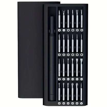 Belro portable precision screwdriver set with multiple small screwdrivers and bits, ideal for detailed hand tool work.
