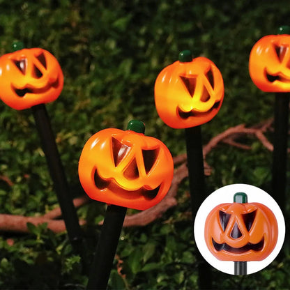 Lighted Halloween pumpkin and ghost solar decor set by Belro, featuring festive outdoor accessories with illuminated designs.