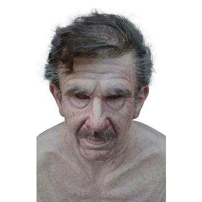 Realistic full face latex Halloween mask by BowLift, detailed horror design perfect for cosplay and costume wear.