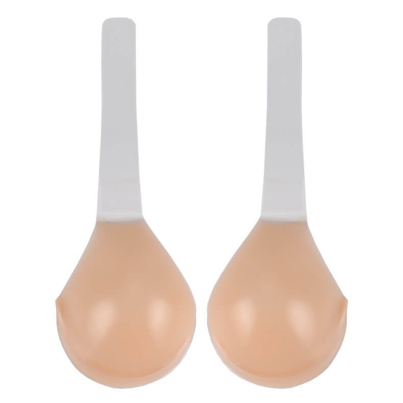 Women's invisible strapless adhesive bra by BowLift, seamless low-back support, and invisible design for a smooth look.