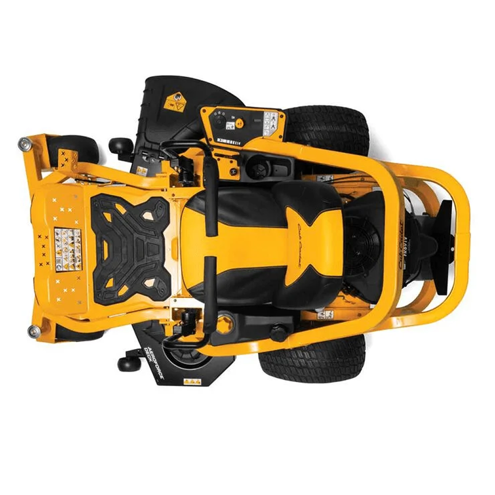 Cub Cadet Ultima ZT1 zero-turn mower with 50-inch deck and 25 HP Kohler V-twin engine, shown in a grassy yard setting.