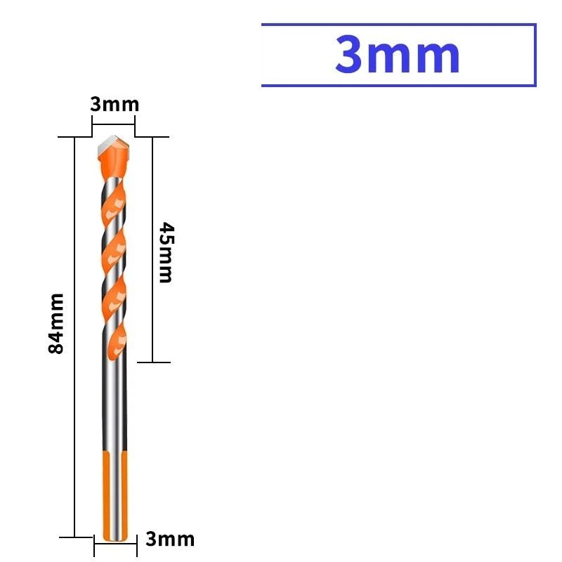 Casavibeo diamond drill bit set with 6mm to 12mm round shank for concrete, ceramic, tile, and metal drilling in electric tools.