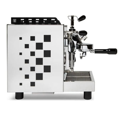 Bezzera Aria Top PID espresso machine by Casavibeo, featuring a sleek stainless steel design and digital control panel.