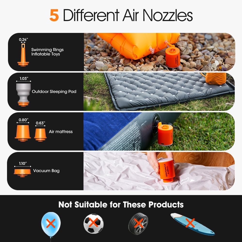 Belro mini air pump, compact electronic device with control buttons, designed for inflating small items.