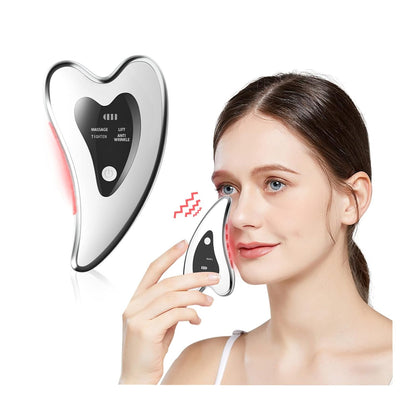 Belro Gua Sha massager tool for facial and body massage, made of smooth stone, designed for skincare and relaxation.