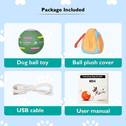 Belro interactive dog ball toy for pets, featuring a colorful, engaging design suitable for play and mental stimulation.