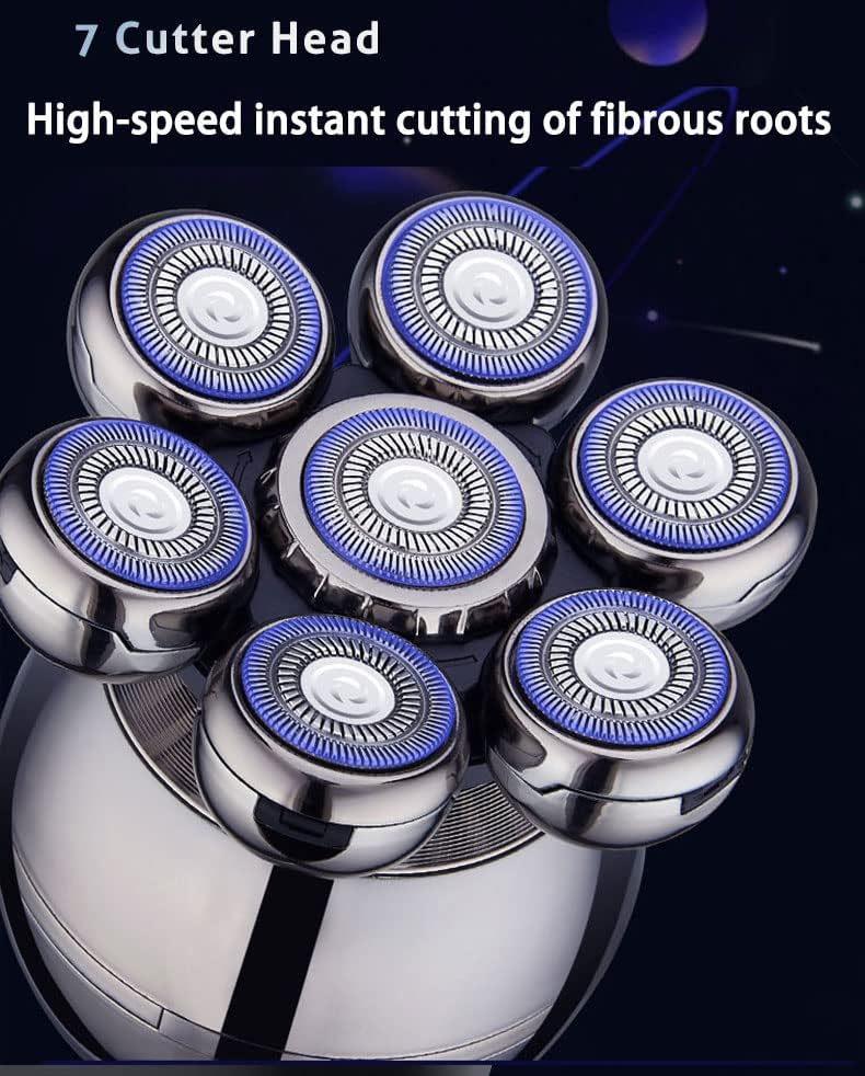 Belro wireless electric head shaver with sleek design, rechargeable personal care appliance for comfortable head grooming.