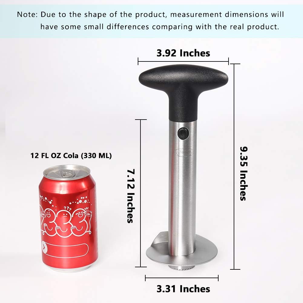 Belro pineapple corer for easy pineapple peeling and core removal, kitchen tool for fresh fruit preparation.