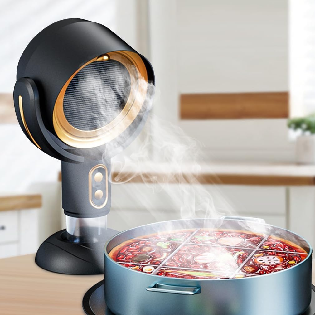 Belro portable range hood for kitchen ventilation, compact design with stainless steel finish, ideal for home and dining areas.
