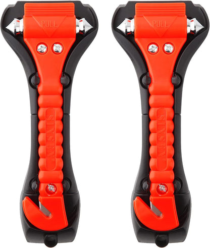 Belro car safety hammer set with window breaker and seat belt cutter, designed for emergency escape in vehicles.