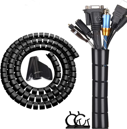 Belro desk cable organizer for electronics, with multiple compartments for tidy cable management and clutter-free workspace.