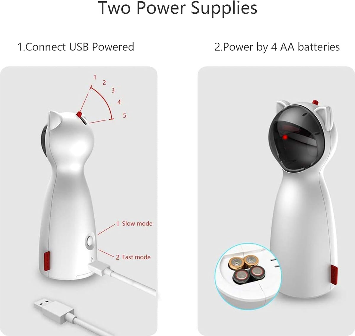 Belro cat laser toy for pets, featuring a handheld laser pointer and colorful laser beam for interactive play with cats.