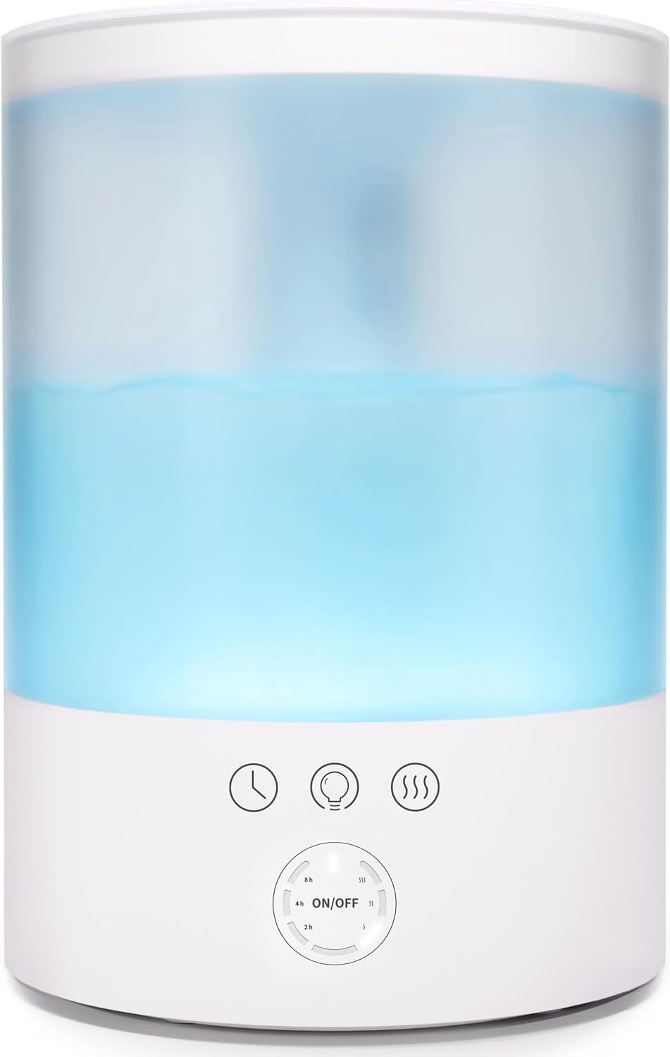 Belro Ultrasonic Cool Mist Humidifier for large rooms, electronic home appliance with water tank and mist outlet in the image.