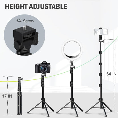Belro portable tripod mount stand for cell phones and cameras, lightweight and adjustable for stable photography and videography