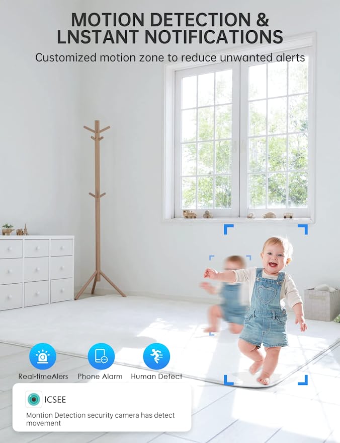 Belro outdoor security light bulb camera installed in a home, providing discreet surveillance for outdoor security.