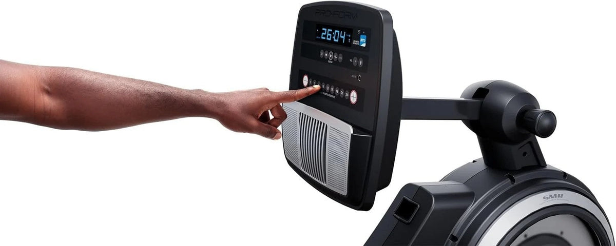 Casavibeo ProForm 750R rowing machine with adjustable seat and digital display for effective home cardio workouts.