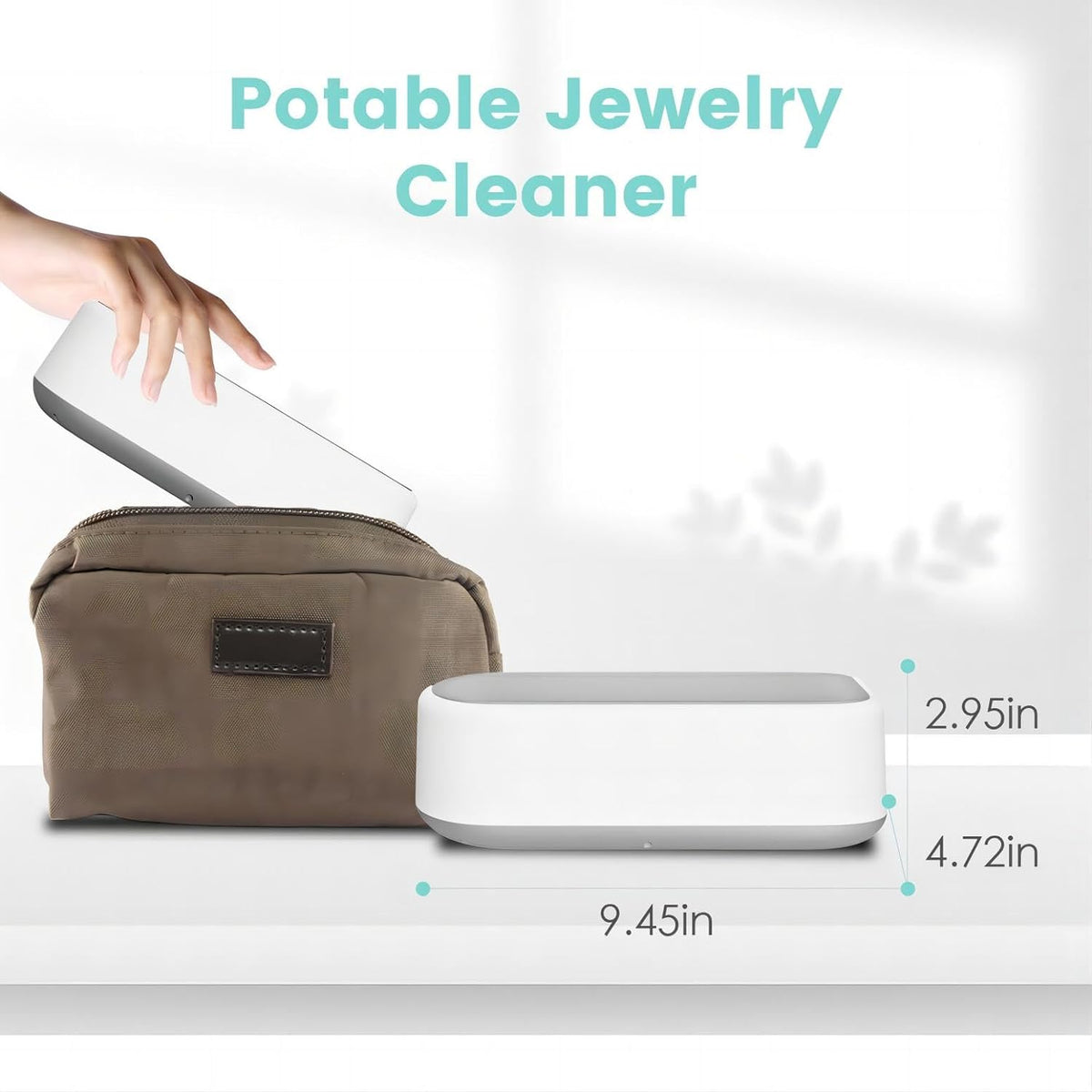Belro ultrasonic jewelry cleaner machine with digital control, compact design, and stainless steel tank for effective jewelry cleaning.