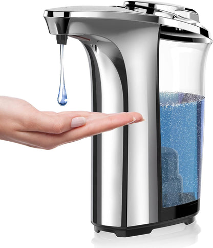 Belro automatic touchless dish soap dispenser for kitchen and bathroom, sleek design, hands-free soap dispensing.