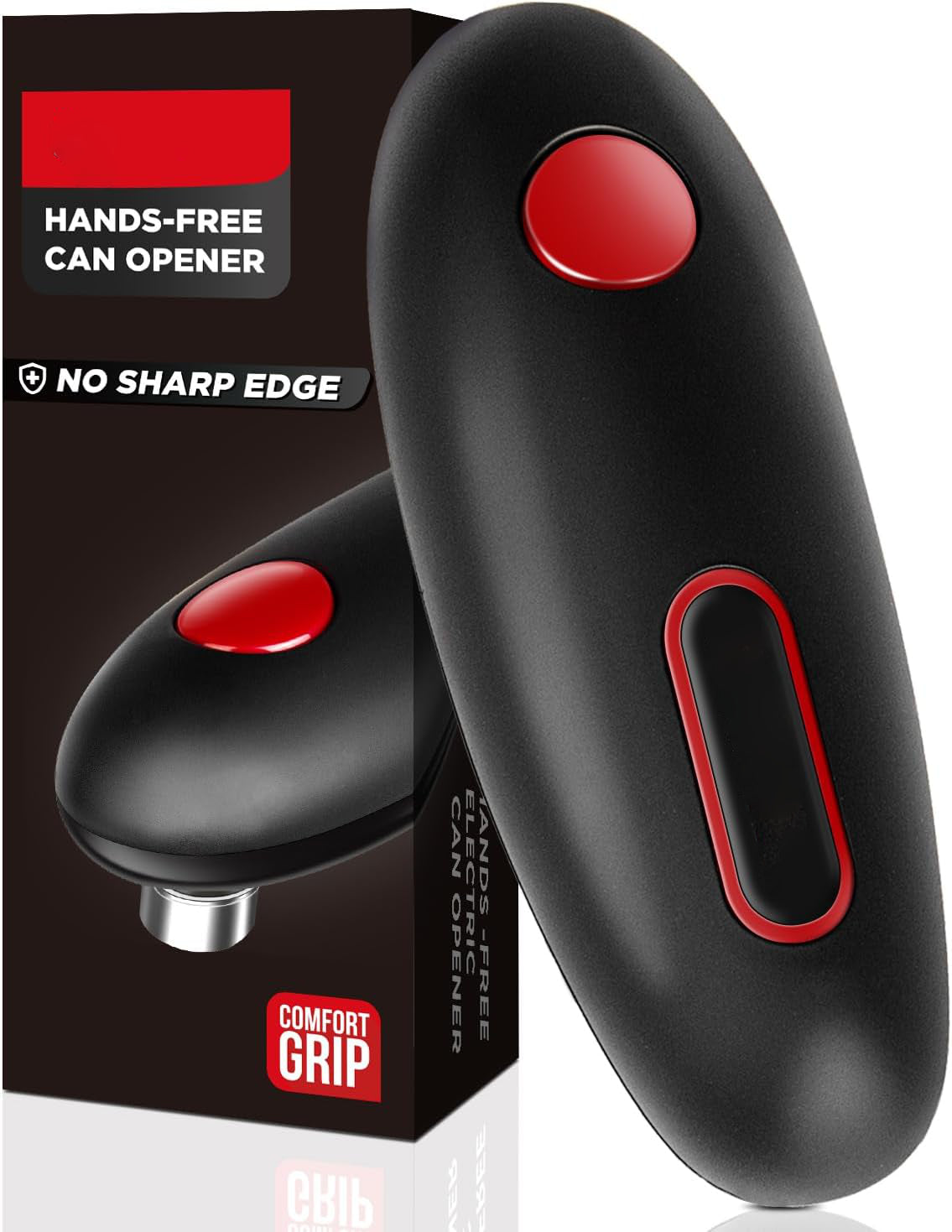 Electric automatic can opener by Belro with a sleek design, suitable for kitchen use, featuring easy one-touch operation.