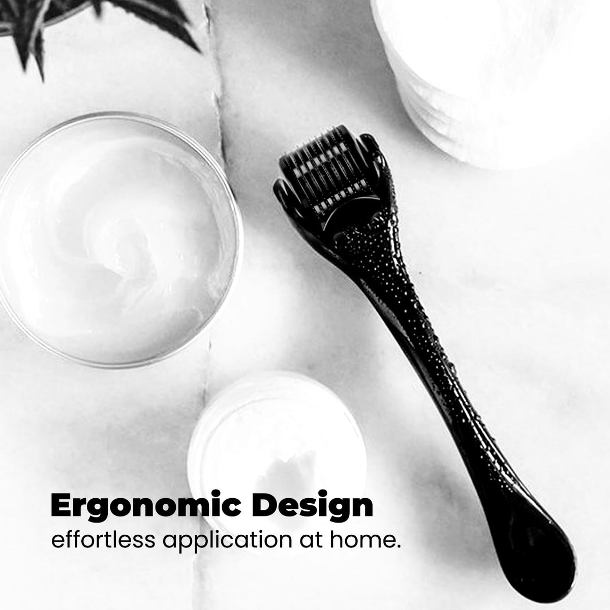 Belro beard hair growth roller for skin care, featuring a handheld device with a rolling head for facial hair stimulation.